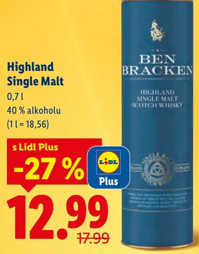 Ben Bracken Highland Single Malt whisky