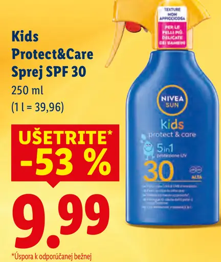 Nivea Sun Kids Protect & Care sprej SPF 30