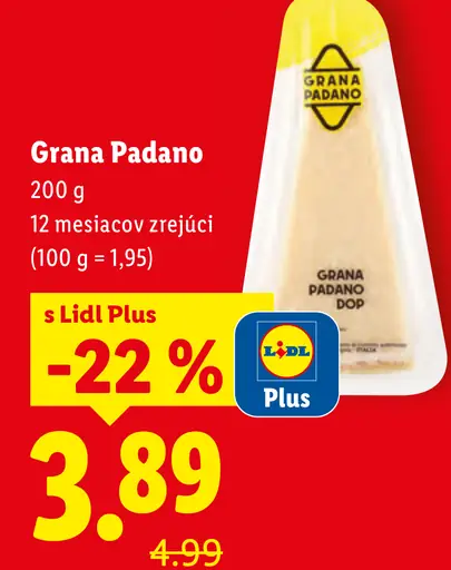 Grana Padano tvrdý syr