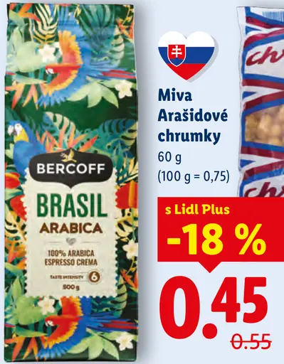Miva Arašidové chrumky
