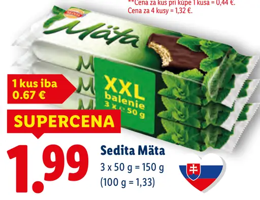 Sedita Máta XXL oblátka