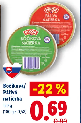 Pikok Bočiková / pálivá nátierka