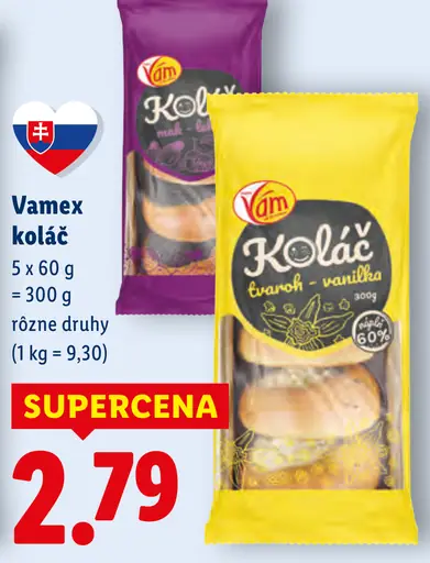 Vamex koláč