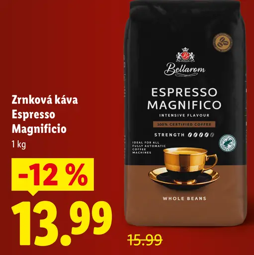 Bellarom Espresso zrnková káva
