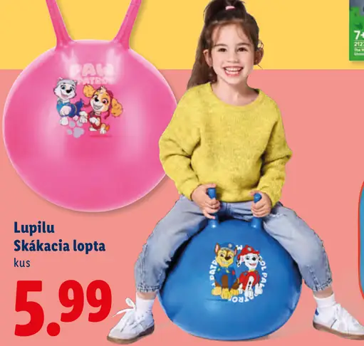 Lupilu skákacia lopta
