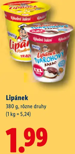 Lipánek Tvarohový dezert