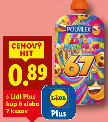 Polmlek mliečny dezert v kapsičke