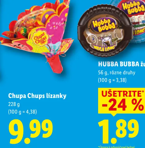 Hubba Bubba žuvačky Mega Long
