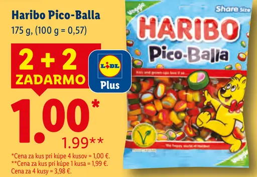 Haribo Pico-Balla želé cukríky