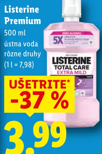 Listerine Premium ústna voda