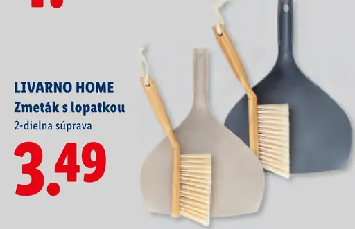Livarno Home zmeták s lopatkou 2-dielna súprava