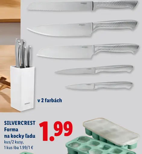 Silvercrest forma na kocky ľadu