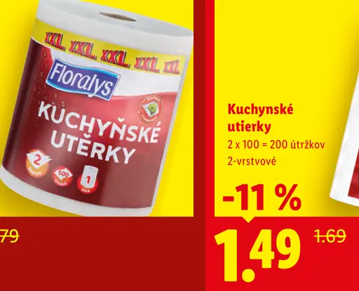 Florays kuchynské utierky XXL 2-vrstvové