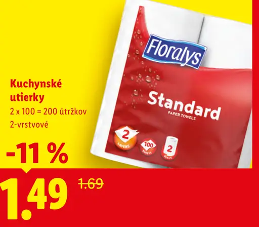 Florays kuchynské utierky 2-vrstvové