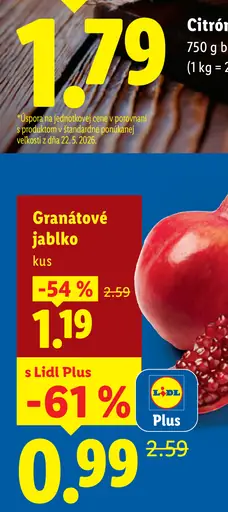Jablko granátové
