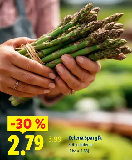 Zelená špargľa