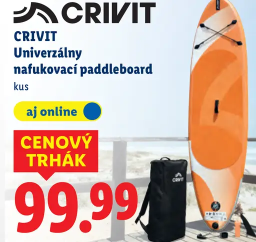 Crivit Univerzálny nafukovací paddleboard