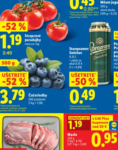 Paradajky strapcové