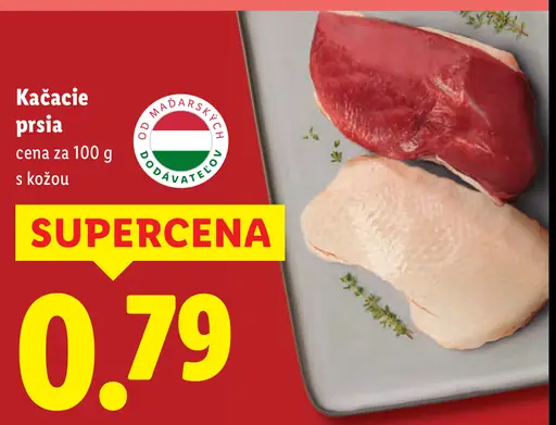 Kačacie prsia XXL s kožou