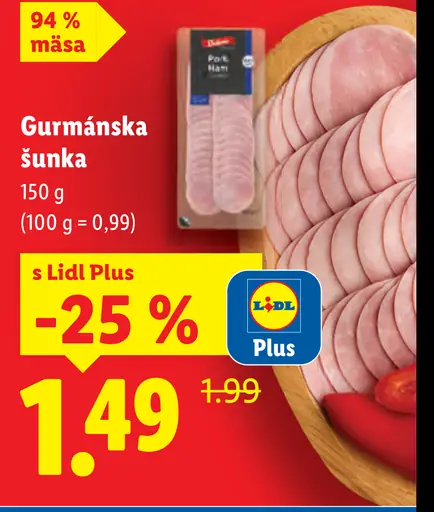 Dulano Gurmánska šunka