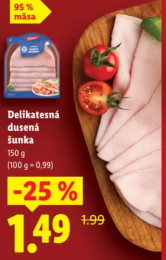 Dulano Delikatesná zapecená šunka
