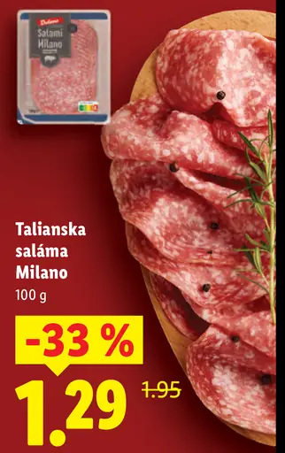 Talianska saláma Milano