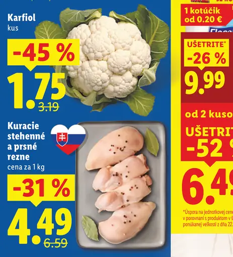 Kuracie stehnenné a prsn&eacute; rezne