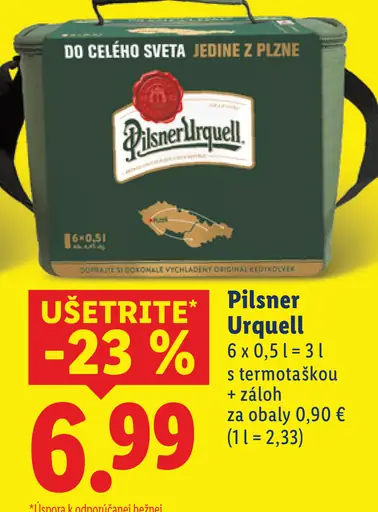 Pilsner Urquell plechovka
