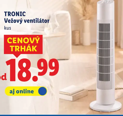 Tronic vežový ventilátor
