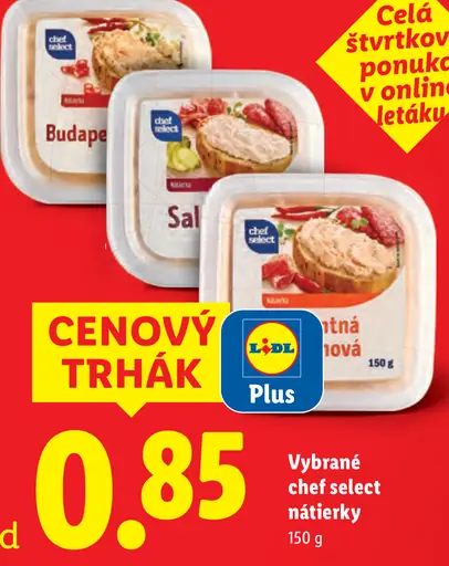 Chef select nátierky