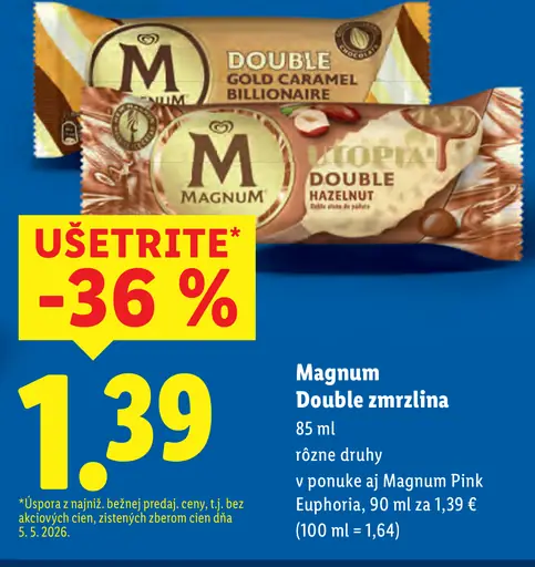 Magnum Double zmrzlina