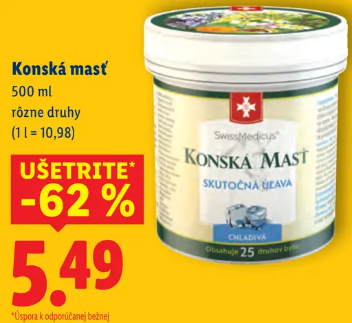 SwissMedicus Konská masť