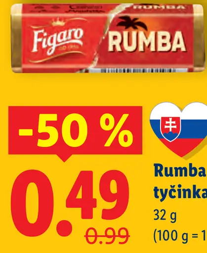 Figaro Rumba tyčinka