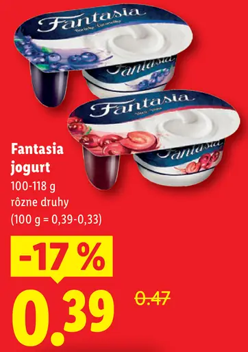 Fantasia jogurt s černicami