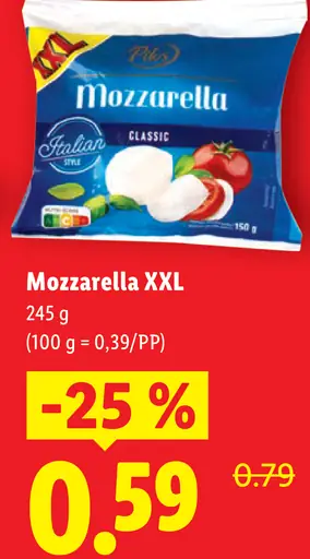 Pilos Mozzarella XXL syr
