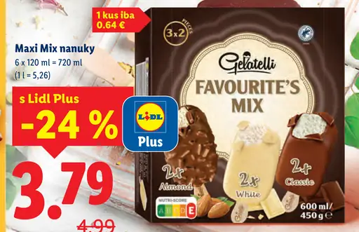 Gelatelli Favourite’s Mix nanuky