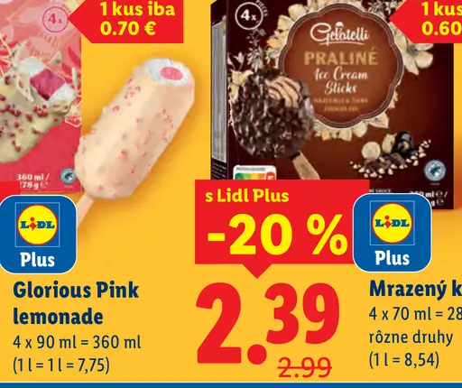 Gelatelli Pralíne Ice Cream Stick mrazený krém