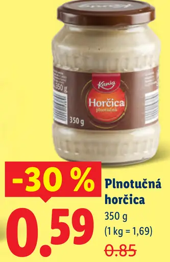 Kania Plnotučná horčica