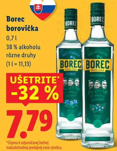 Borec borovička