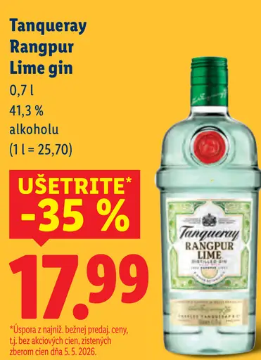 Tanqueray Rangpur Lime gin