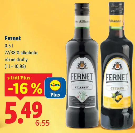 Fernet bylinný likér