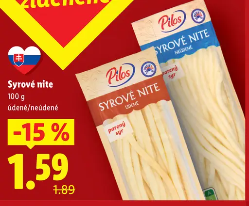 Pilos syrové nite údené