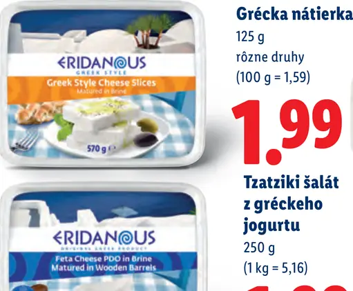 Tzatziki šalát z gréckeho jogurtu