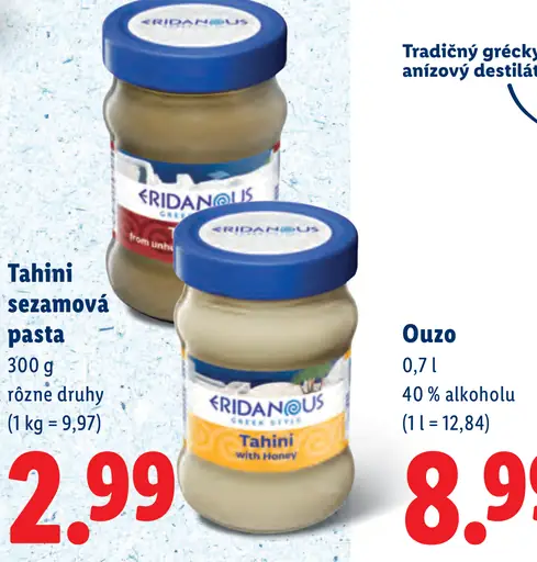 Eridanous Tahini sezamová pasta