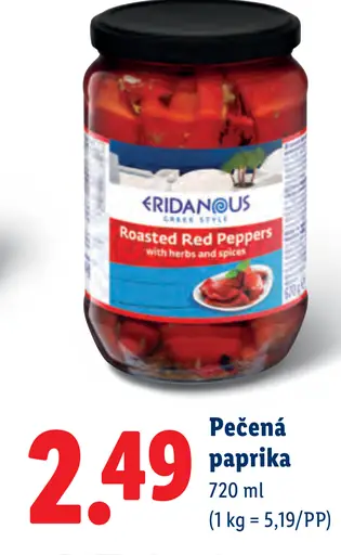 Eridanous Pečená paprika