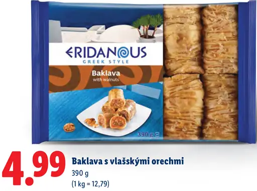 Eridanous baklava s vlašskými orechmi