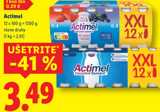 Actimel probiotický nápoj