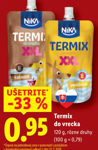 Nika termix do vrecka kakao