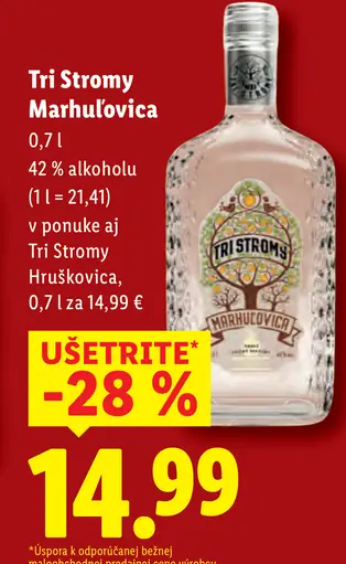 Tri Stromy ovocný destilát