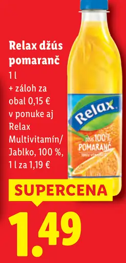 Relax Džús Pomaranč